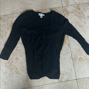 Calvin Klein Black V-Neck Sweater